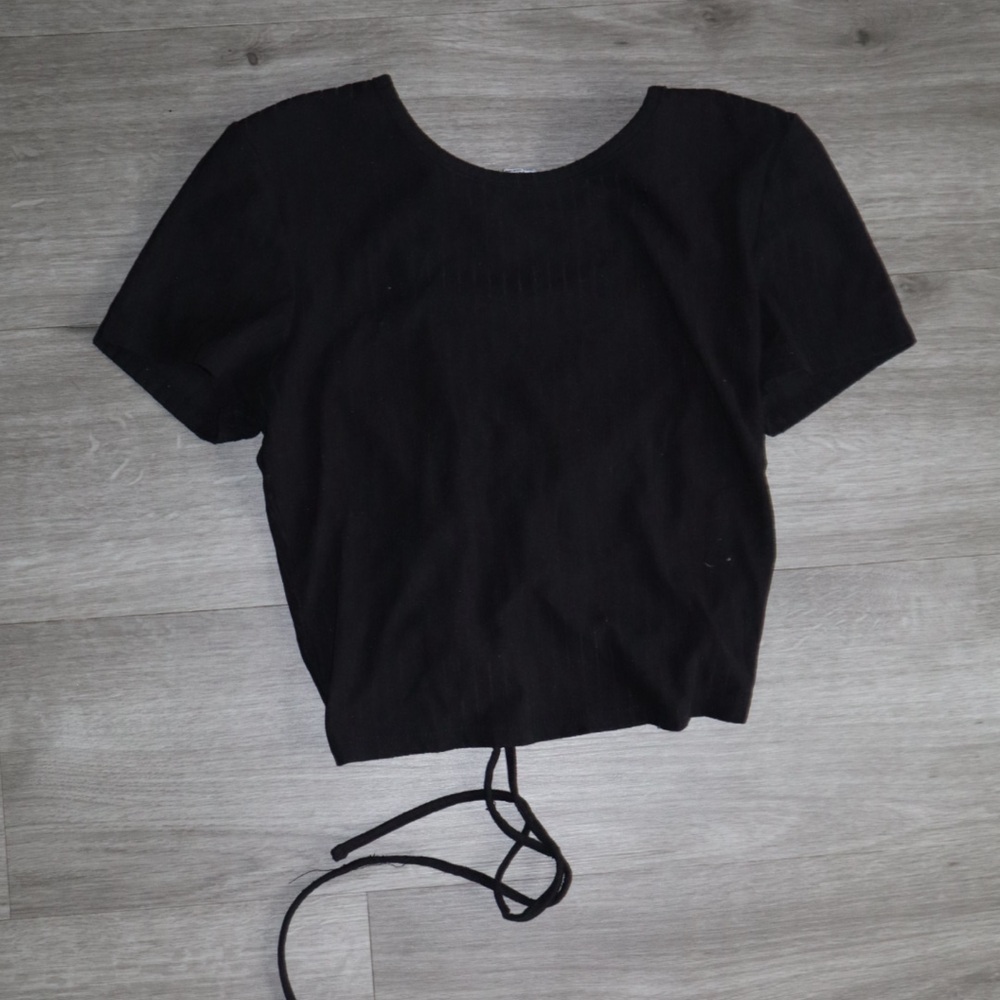 Black Crop Top